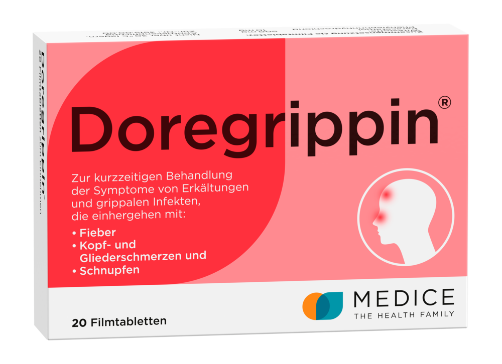 Packungsabbildung Doregrippin® DE Standard